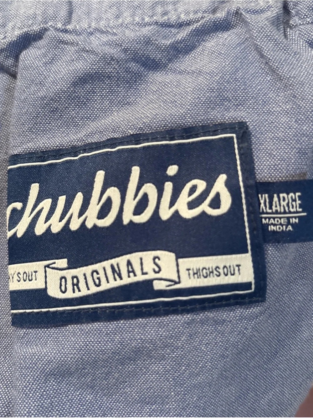 Chubbies The 508’s Seersucker Stretch Shorts Size XL Red/Blue Stripe Preppy